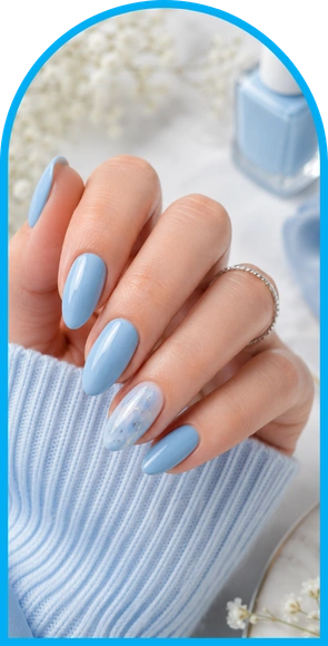 Pastel serenity with polished elegance
